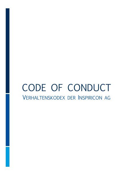 CODE OF CONDUCT