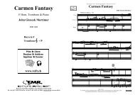 Carmen Fantasy - Editions Marc Reift