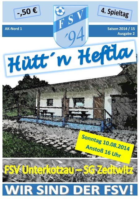 Hütt´n Heftla 2014/2015 Ausgabe 2 