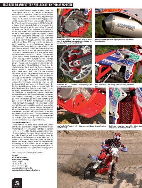  Motocross-Enduro Ausgabe 01/2017