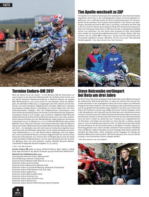  Motocross-Enduro Ausgabe 01/2017