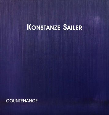 Konstanze Sailer  "Countenance"