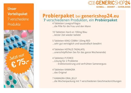 Genericshop24.eu - Testpaket