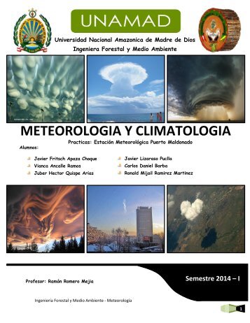 METEOROLOGIA Y CLIMATOLOGIA