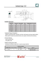 Turcon Excluder 5-PTFE Scraper Seals GSZ-Wiper GSZ