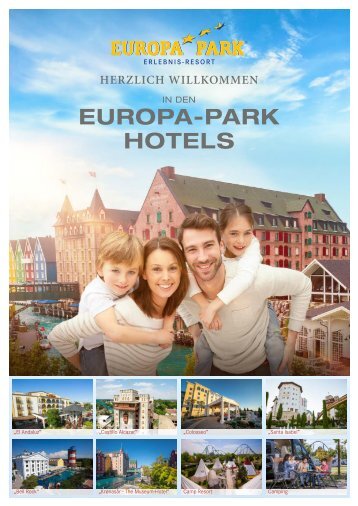 Hotelbroschüre der Europa-Park Hotels