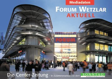 Mediadaten - Forum Wetzler