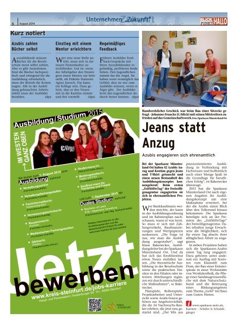 Unternehmen Zukunft Greven 02/2014