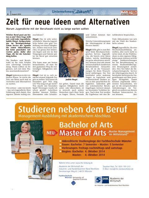 Unternehmen Zukunft Greven 02/2014