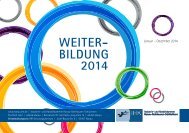 WEITER- BILDUNG 2014