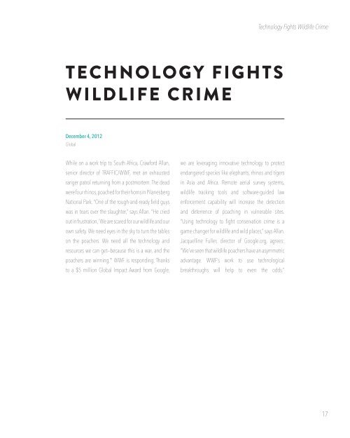 WWF Annual Report