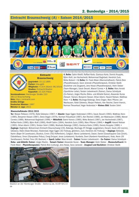 Saisonmagazin 2014/15 "Fußball im Osten"