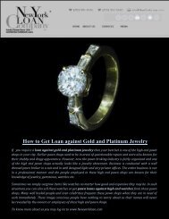 Loan against Gold and Platinum Jewelry