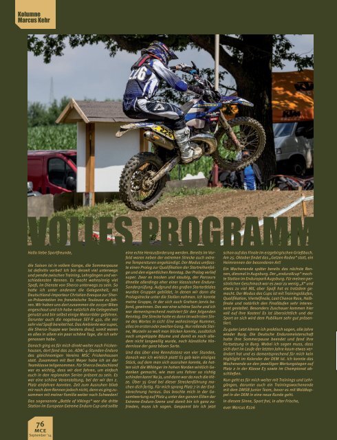 Motocross Enduro 09/2014 - Free Version