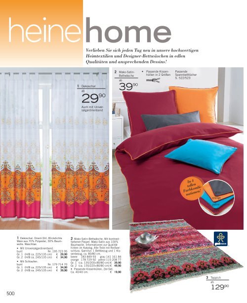 Heine Katalog Herbst/Winter 2014/ 2015