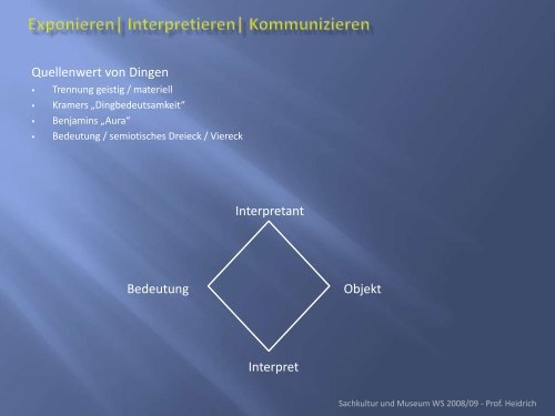 Folie 1 - Seminar für Europäische Ethnologie/Volkskunde