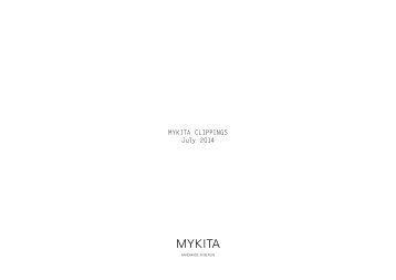 MYKITA CLIPPINGS July 2014