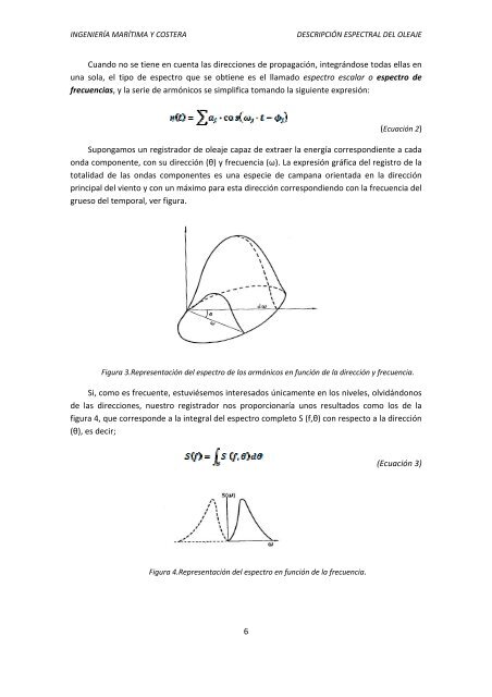 Descripción Espectral del Oleaje