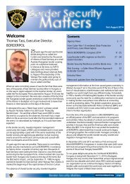 Border Security Matters Aug 2014