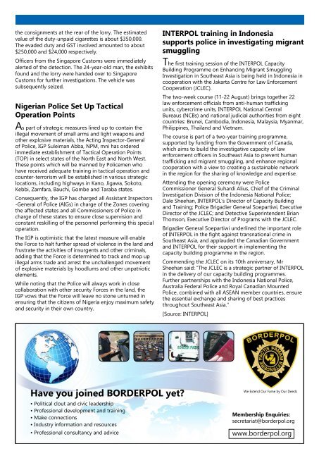 Border Security Matters Aug 2014