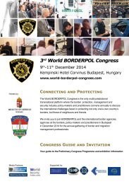 World BORDERPOL Congress Prelim Congress Prog