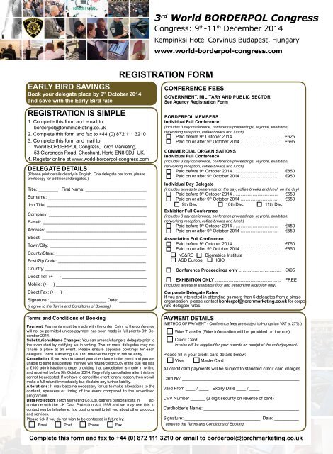 World BORDERPOL Congress Prelim Congress Prog