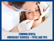 Emergency Dental Services - Tips to Handle the Situation