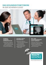 HealthDataSpace - Das Gesundheitsnetzwerk in der sicheren Cloud