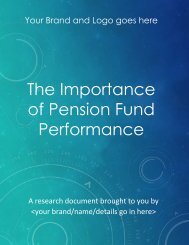 The Importance of Pension Fund Performance