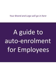 A guide to auto-enrolment for Employees