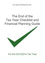 The End of the Tax Year Checklist and Financial Planning Guide