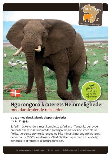 Ngorongoro kraterets Hemmeligheder