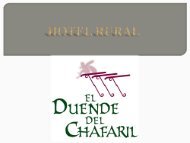 Hotel rural El duende del Chafaril. San Martín de Trevejo, Cáceres.