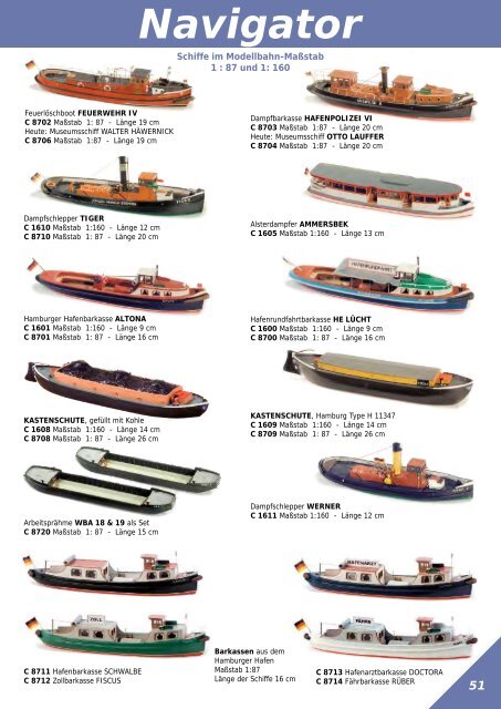 Navigator Katalog - Maritime Werbung