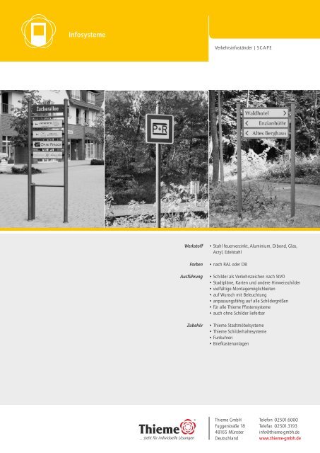 Thieme Stadtmobiliar System Scape