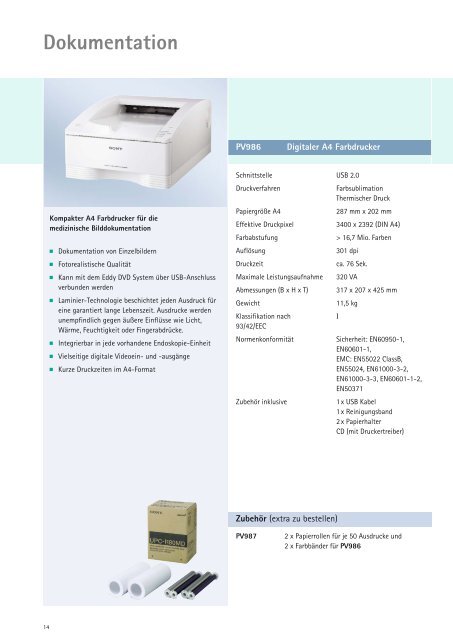 Aesculap® Geräte und Optiken - Aesculap Endoscopic Technology