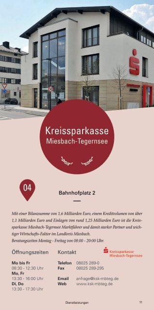 Gewerbe- und Einkaufsbroschüre Miesbach