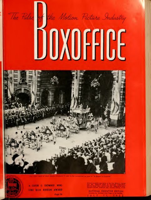 Boxoffice July 11 1953 While these standing tickets may not be sheltered. boxoffice july 11 1953