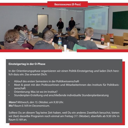 Erste Hilfe zum Studienanfang: Politikwissenschaft in Göttingen