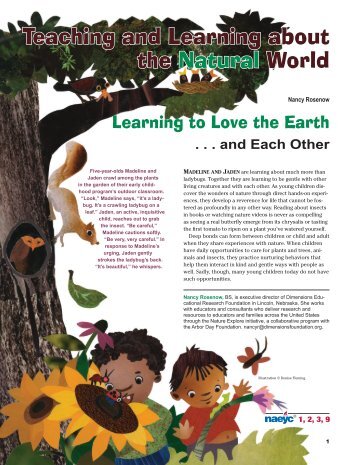 Teaching and Learning about the Natural World