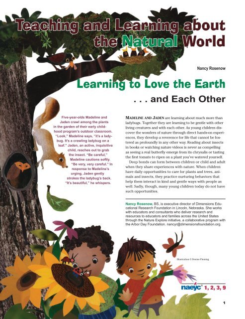 Teaching And Learning About The Natural World - 