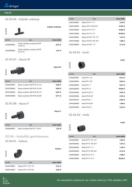 Katalog DRAGO 2012 - Drago – automatyczne systemy nawadniające