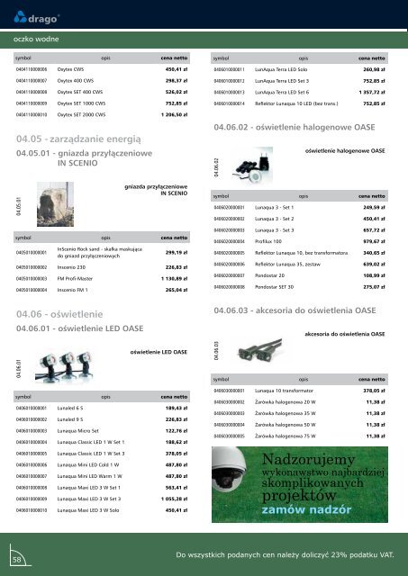 Katalog DRAGO 2012 - Drago – automatyczne systemy nawadniające