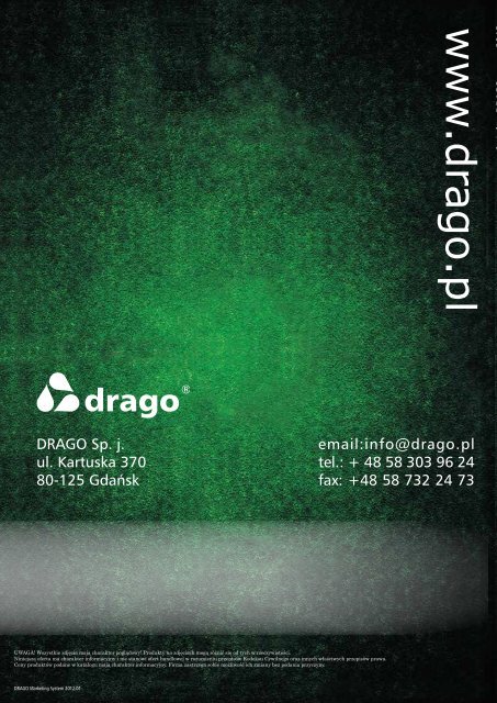 Katalog DRAGO 2012 - Drago – automatyczne systemy nawadniające