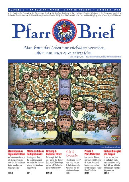 Pfarrbrief +++ September 2014 +++ St. Martin Wegberg