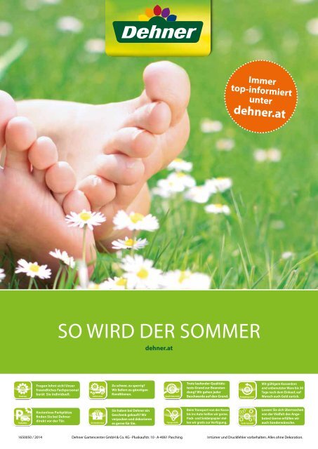 Gärtnern im Gewächshaus - Dehner Katalog