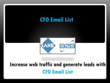 CFO Mailing List