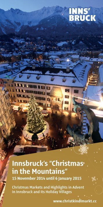 Innsbruck’s “Christmas in the Mountains”