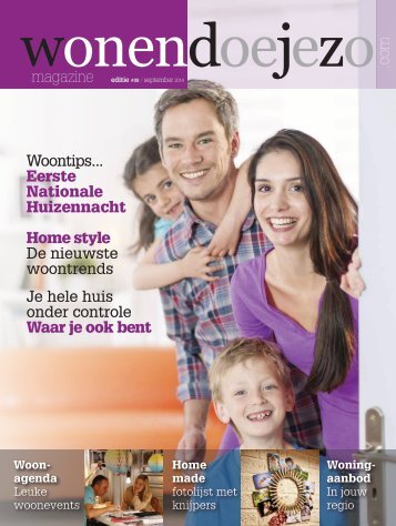 WonenDoeJeZo, uitgave september 2014, regio Noord-Oost