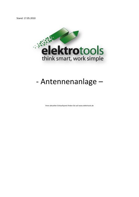 Antennenanlage – - elektrotools.de